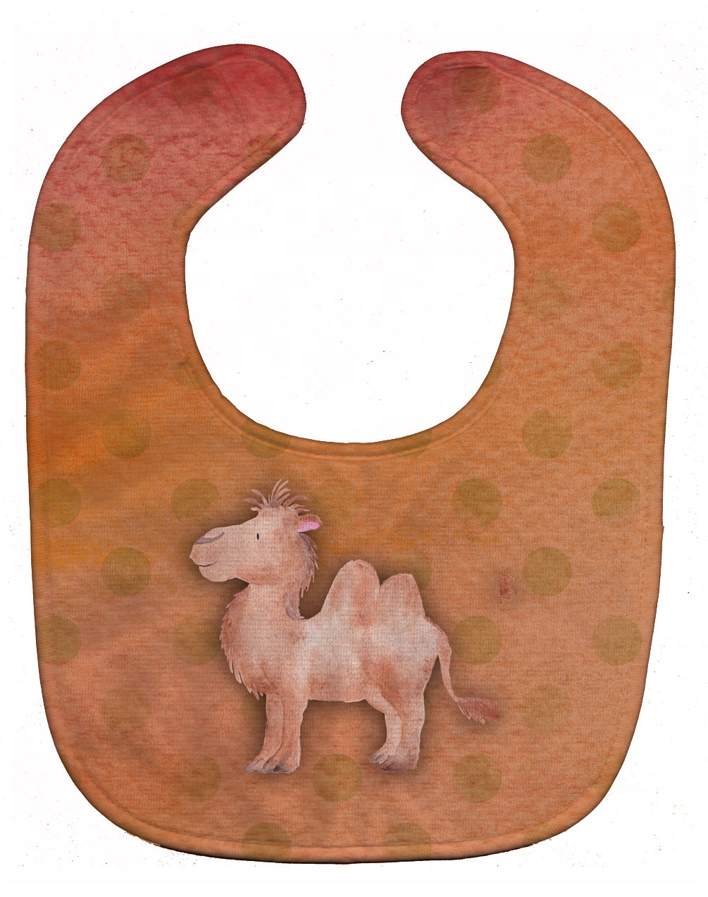 Polkadot Camel Watercolor Baby Bib BB7393BIB - the-store.com