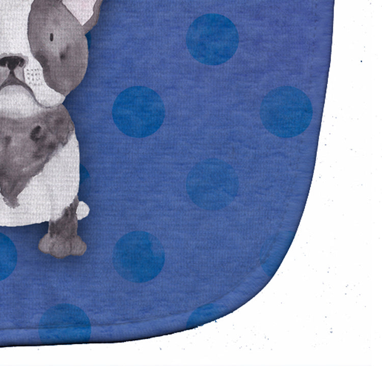 French Bulldog Polkadot Watercolor Baby Bib BB7394BIB - the-store.com