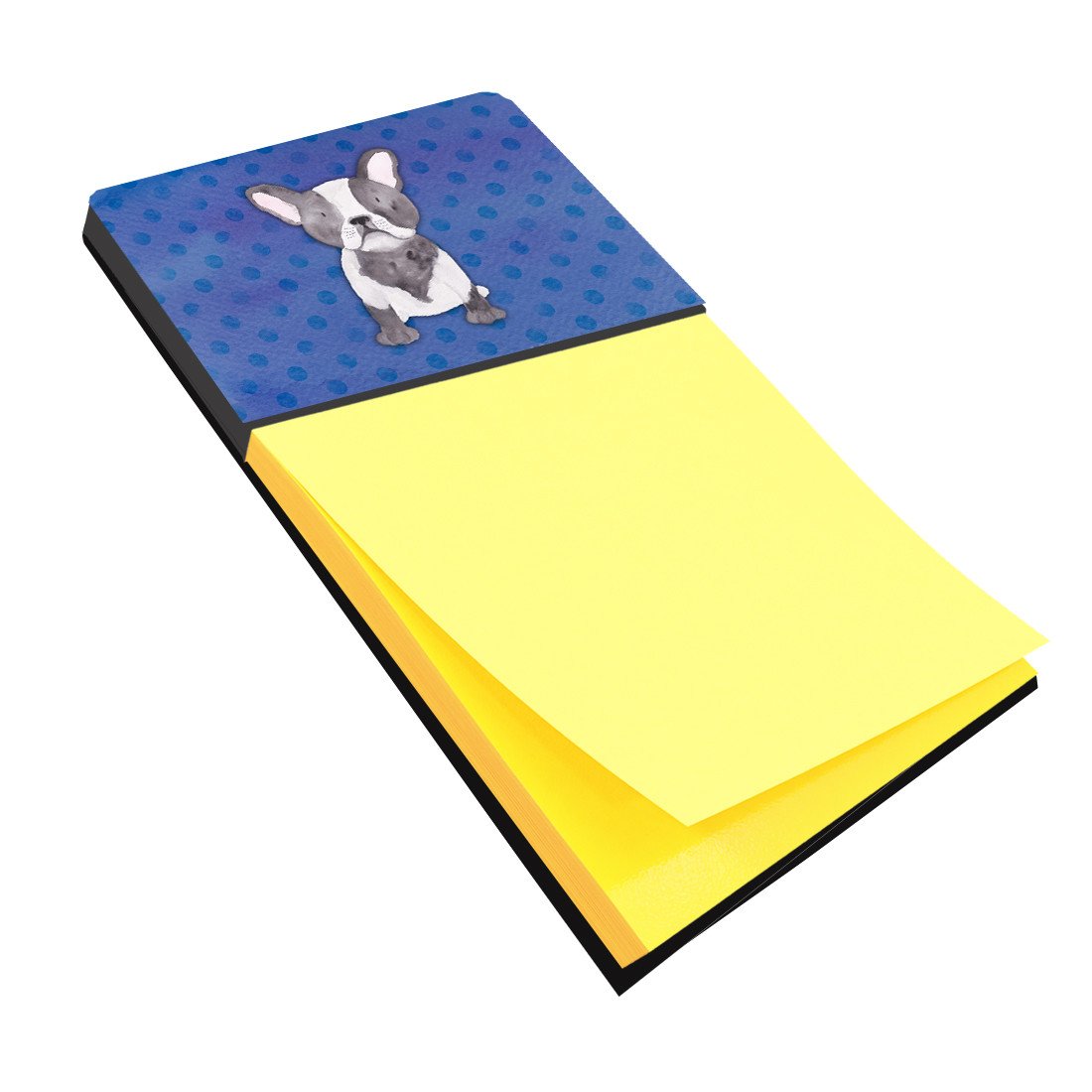 French Bulldog Polkadot Watercolor Sticky Note Holder BB7394SN by Caroline&#39;s Treasures