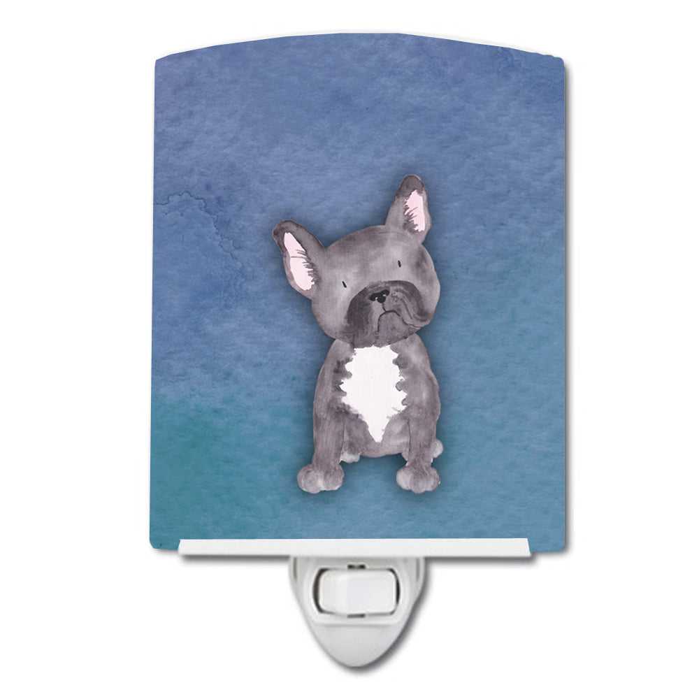 French Bulldog Watercolor Ceramic Night Light BB7395CNL - the-store.com