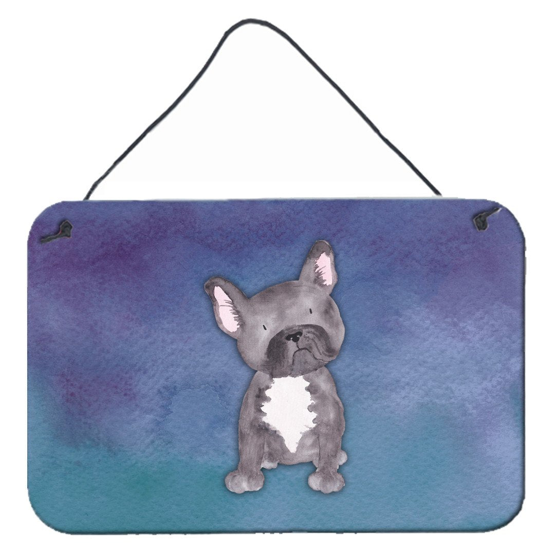 French Bulldog Watercolor Wall or Door Hanging Prints BB7395DS812 by Caroline's Treasures