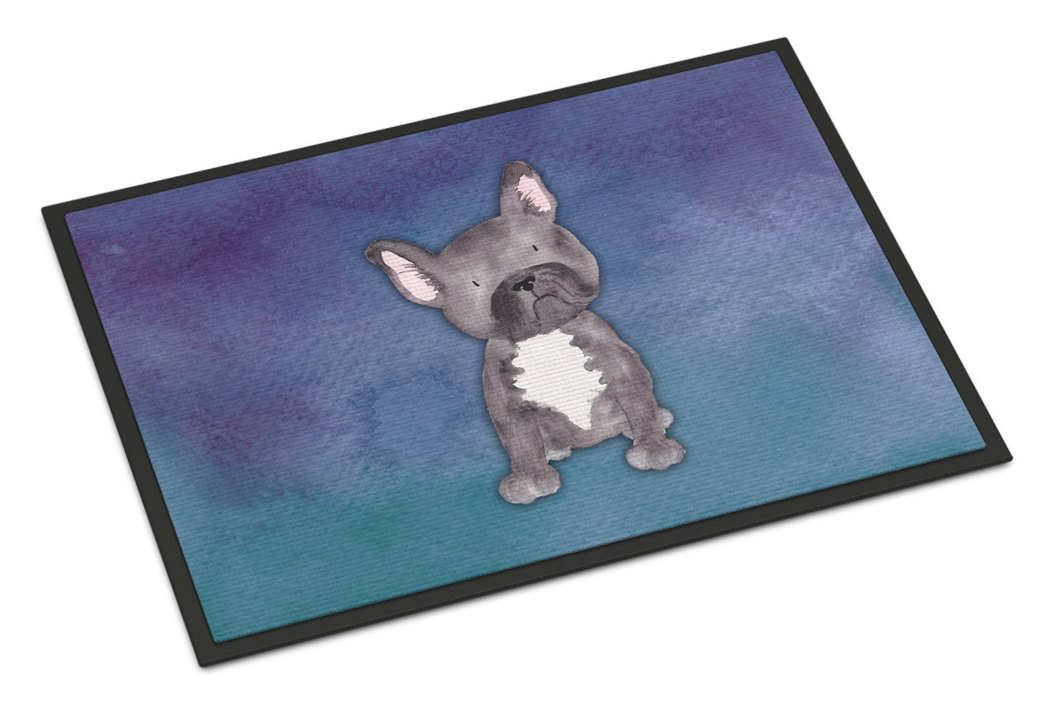 French Bulldog Watercolor Indoor or Outdoor Mat 24x36 BB7395JMAT by Caroline's Treasures