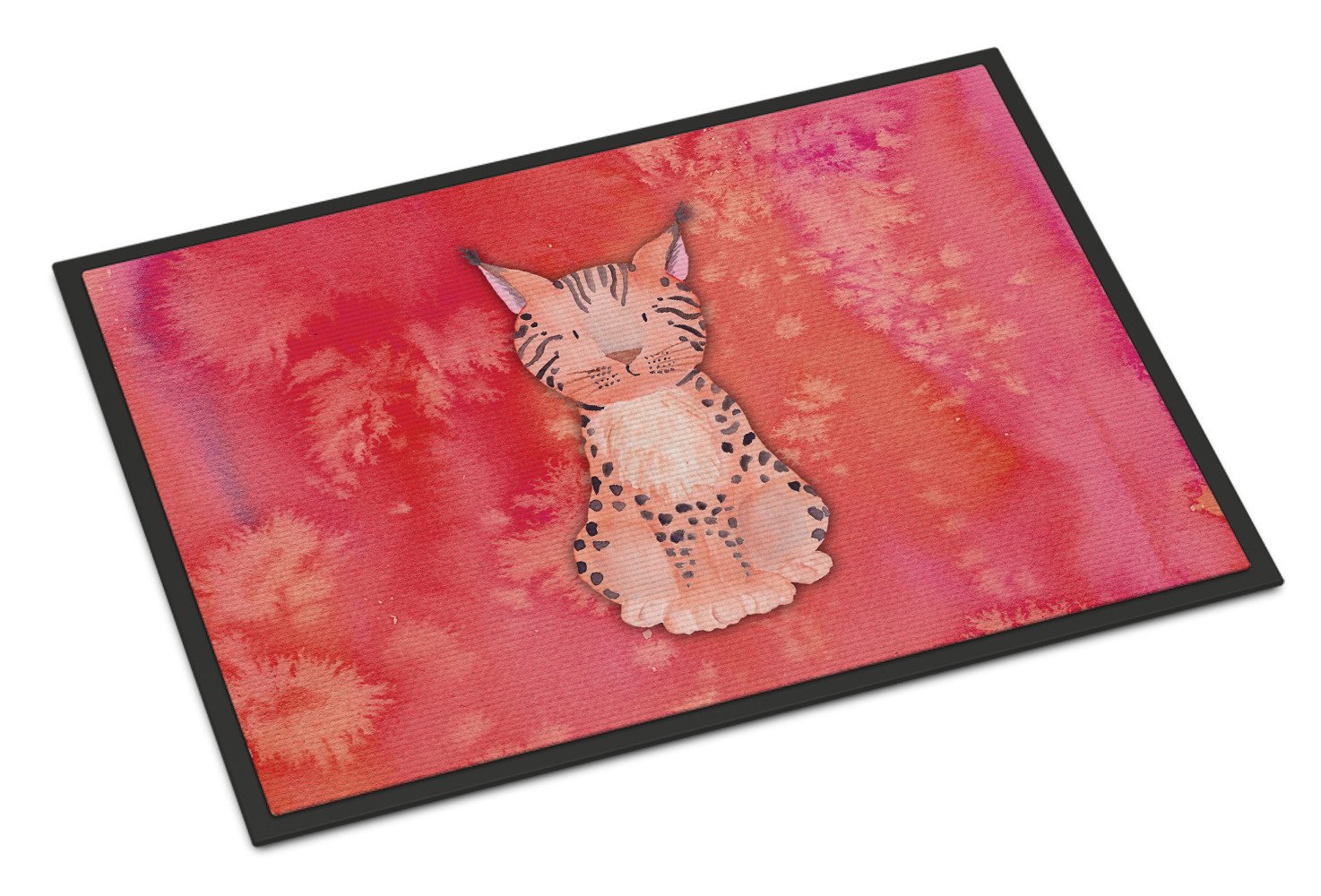 Lynx Watercolor Indoor or Outdoor Mat 24x36 BB7397JMAT by Caroline's Treasures