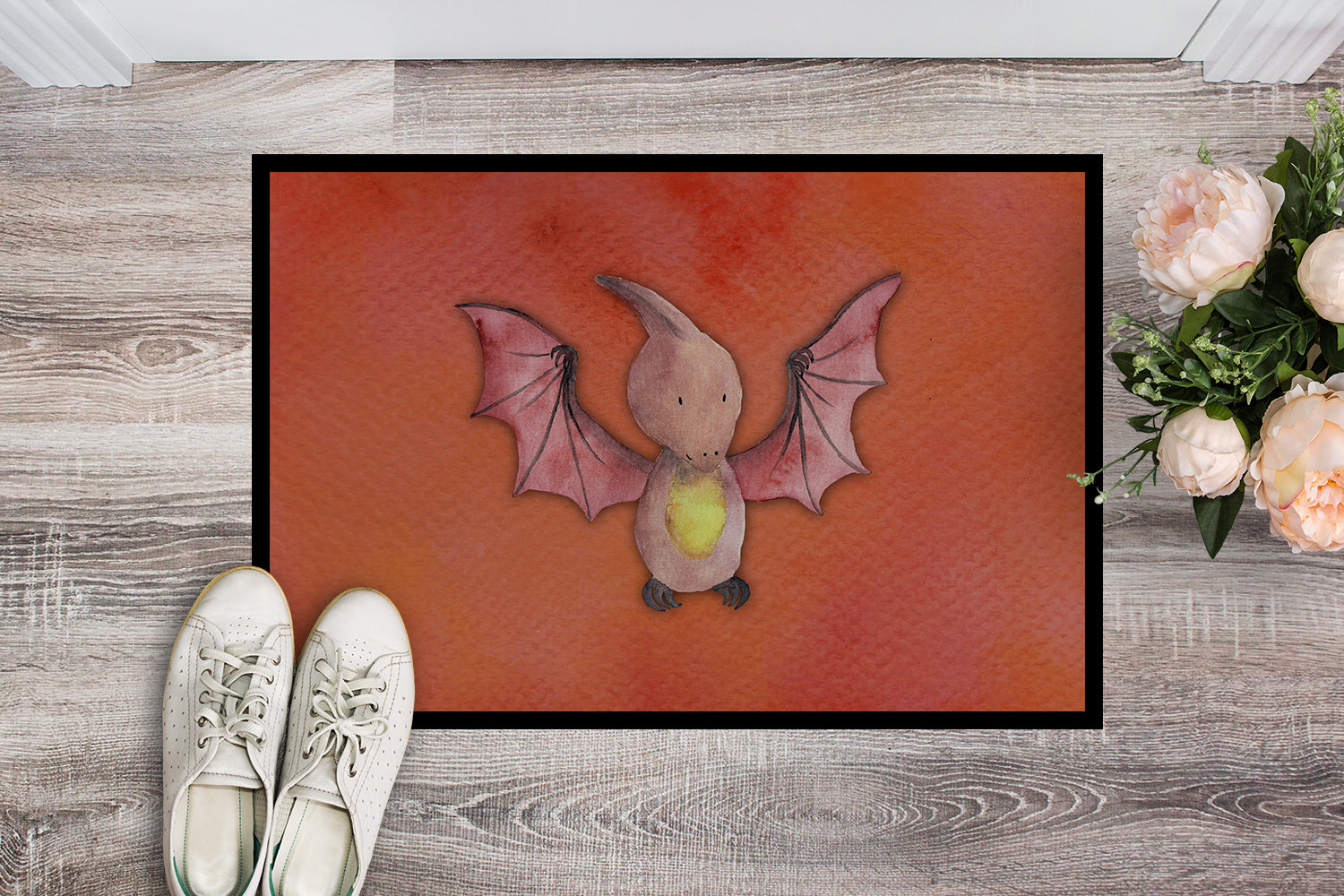 Pterodactyl Watercolor Indoor or Outdoor Mat 18x27 BB7402MAT - the-store.com