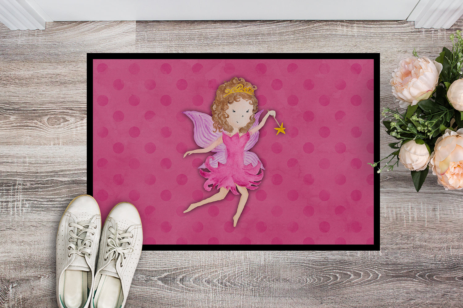 Fairy Princess Watercolor Indoor or Outdoor Mat 18x27 BB7406MAT - the-store.com