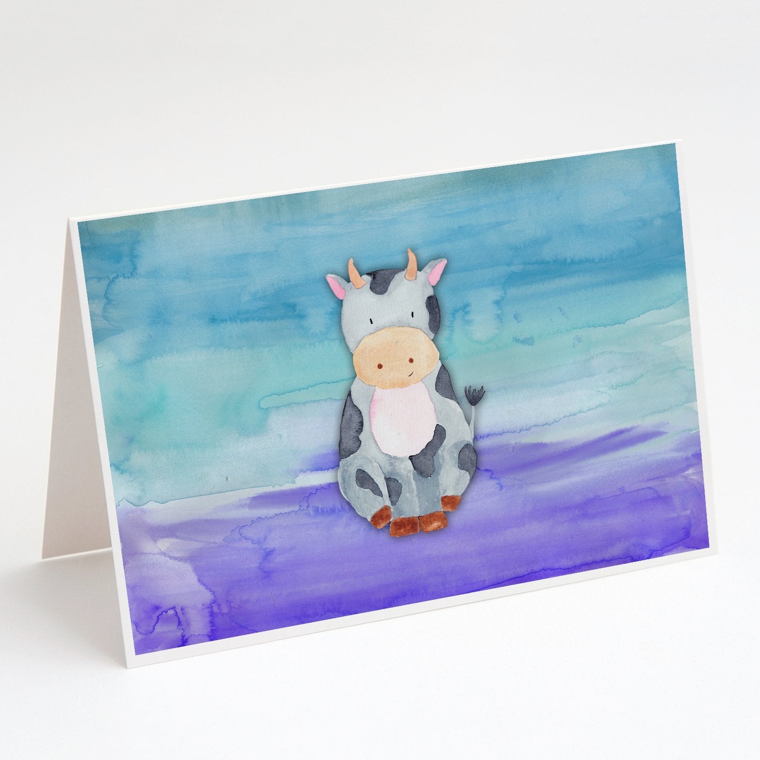 Buy this Cow Watercolor Greeting Cards and Envelopes Pack of 8