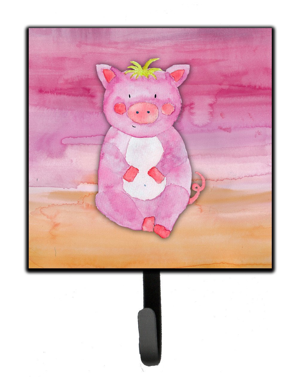 Pig Watercolor Leash or Key Holder BB7416SH4 by Caroline's Treasures