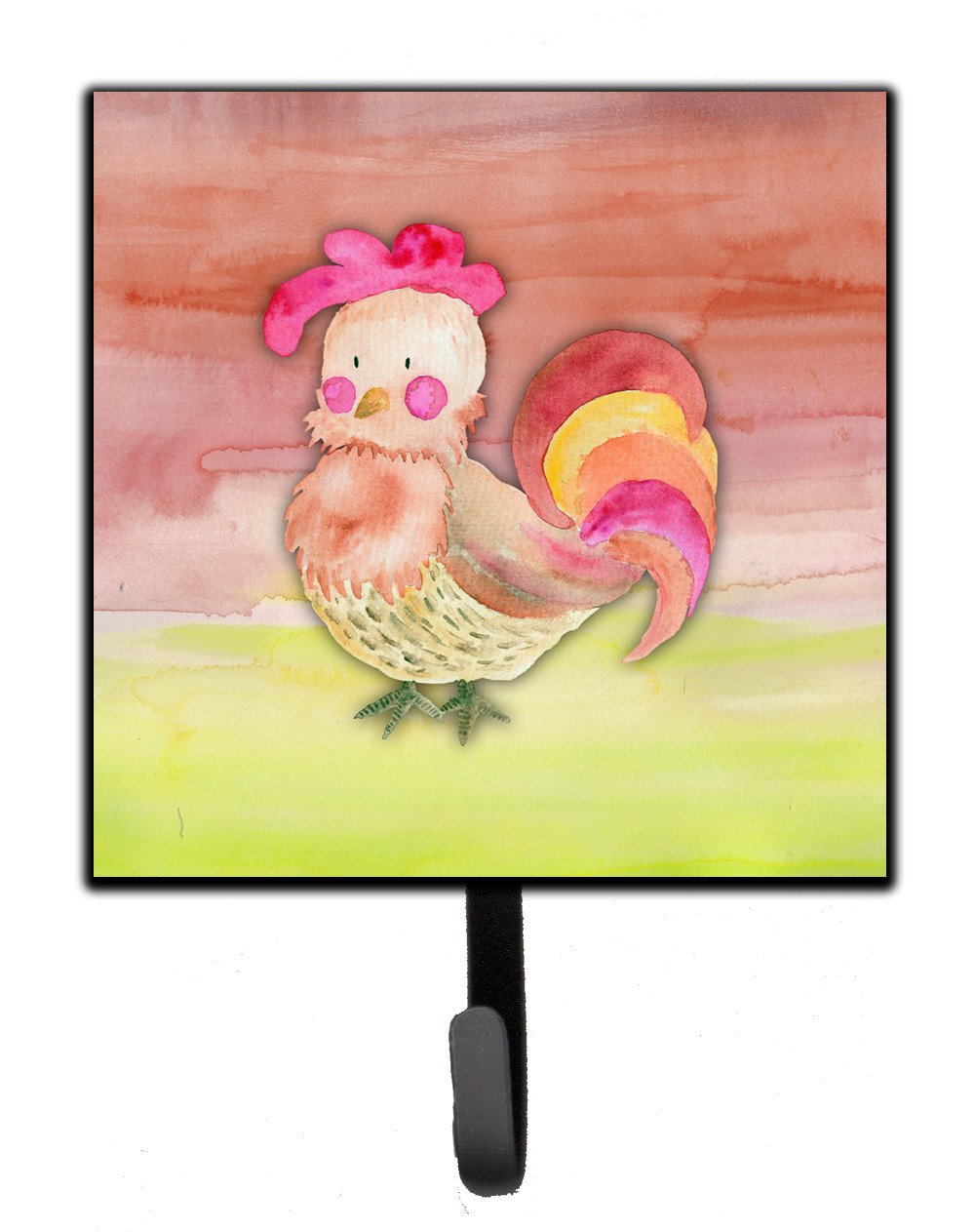 Rooster Watercolor Leash or Key Holder BB7417SH4 by Caroline's Treasures