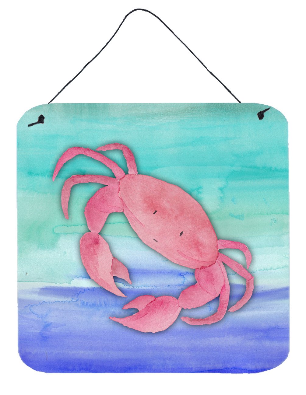 Crab Watercolor Wall or Door Hanging Prints BB7420DS66 by Caroline's Treasures