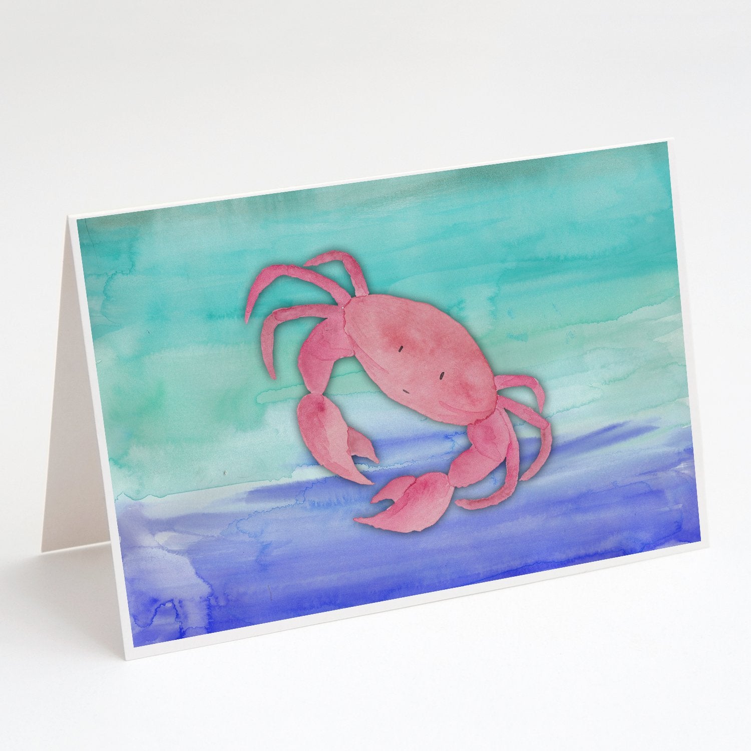 Buy this Crab Watercolor Greeting Cards and Envelopes Pack of 8