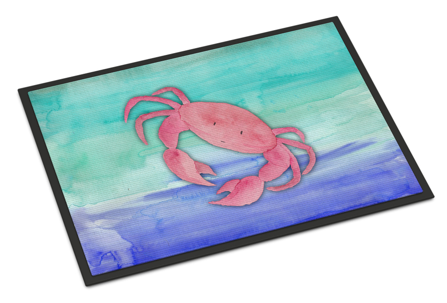 Crab Watercolor Indoor or Outdoor Mat 18x27 BB7420MAT - the-store.com