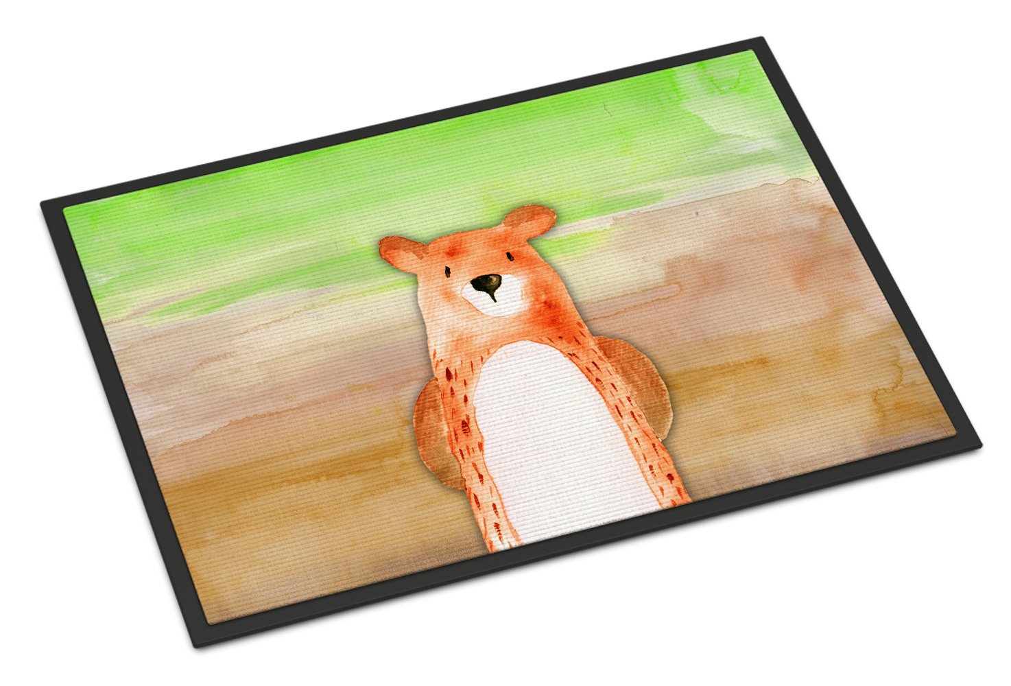 Bear Watercolor Indoor or Outdoor Mat 24x36 BB7434JMAT by Caroline's Treasures