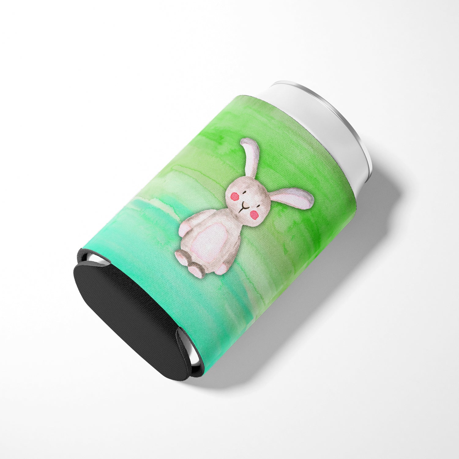 Bunny Rabbit Watercolor Can or Bottle Hugger BB7437CC  the-store.com.