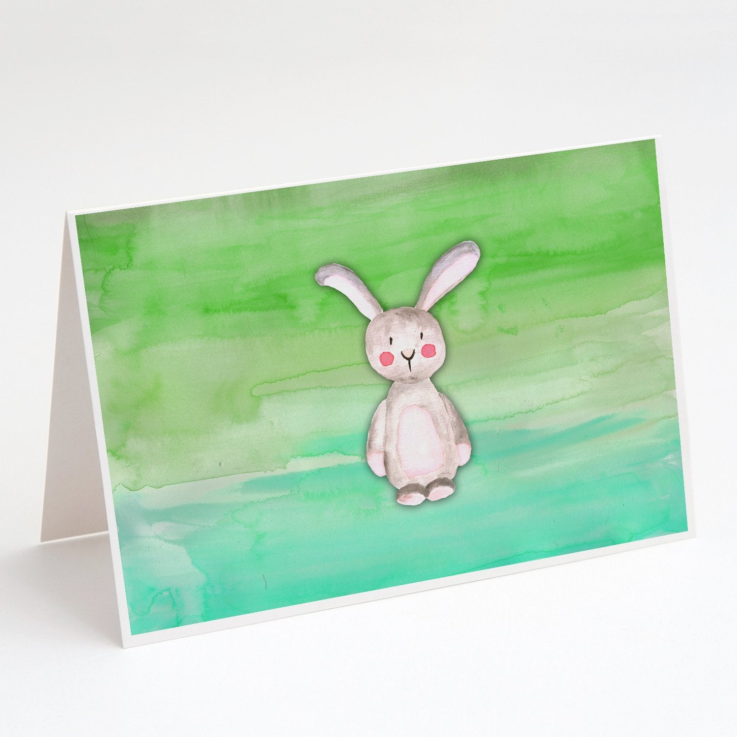 Buy this Bunny Rabbit Watercolor Greeting Cards and Envelopes Pack of 8