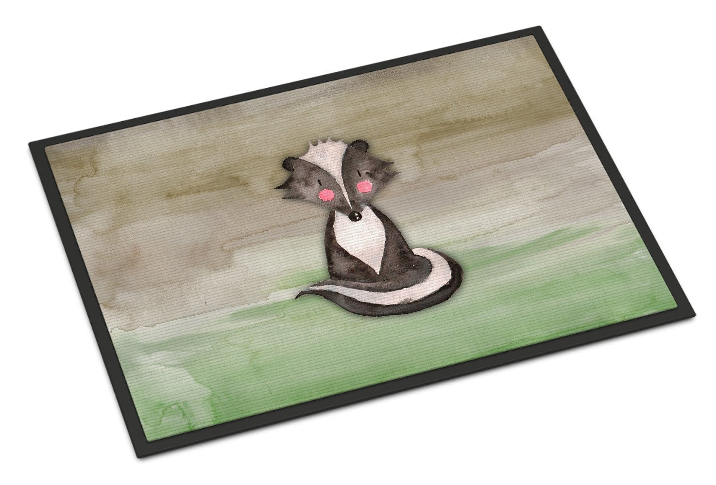 Badger Watercolor Indoor or Outdoor Mat 24x36 BB7440JMAT by Caroline's Treasures