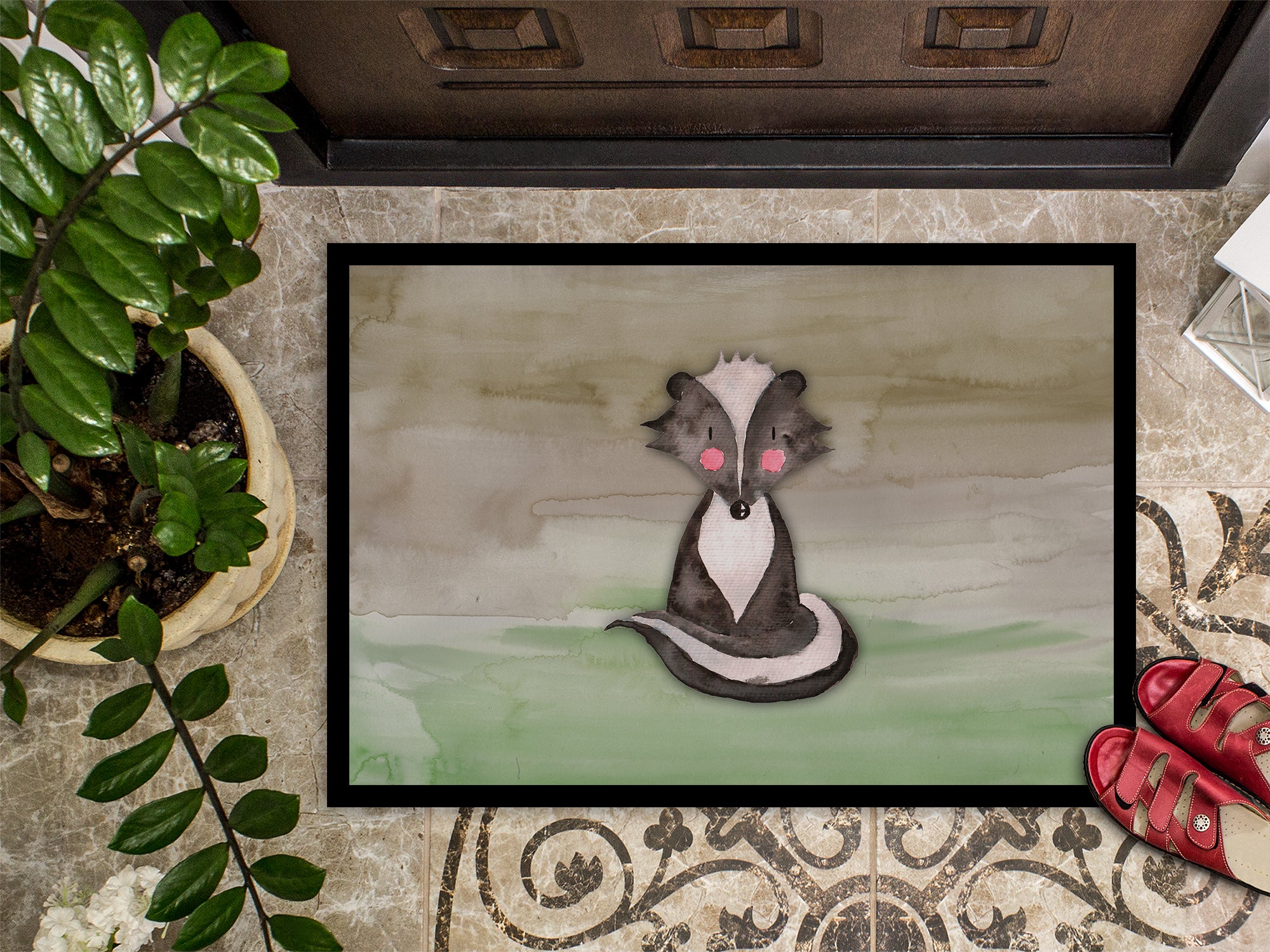 Badger Watercolor Indoor or Outdoor Mat 18x27 BB7440MAT - the-store.com