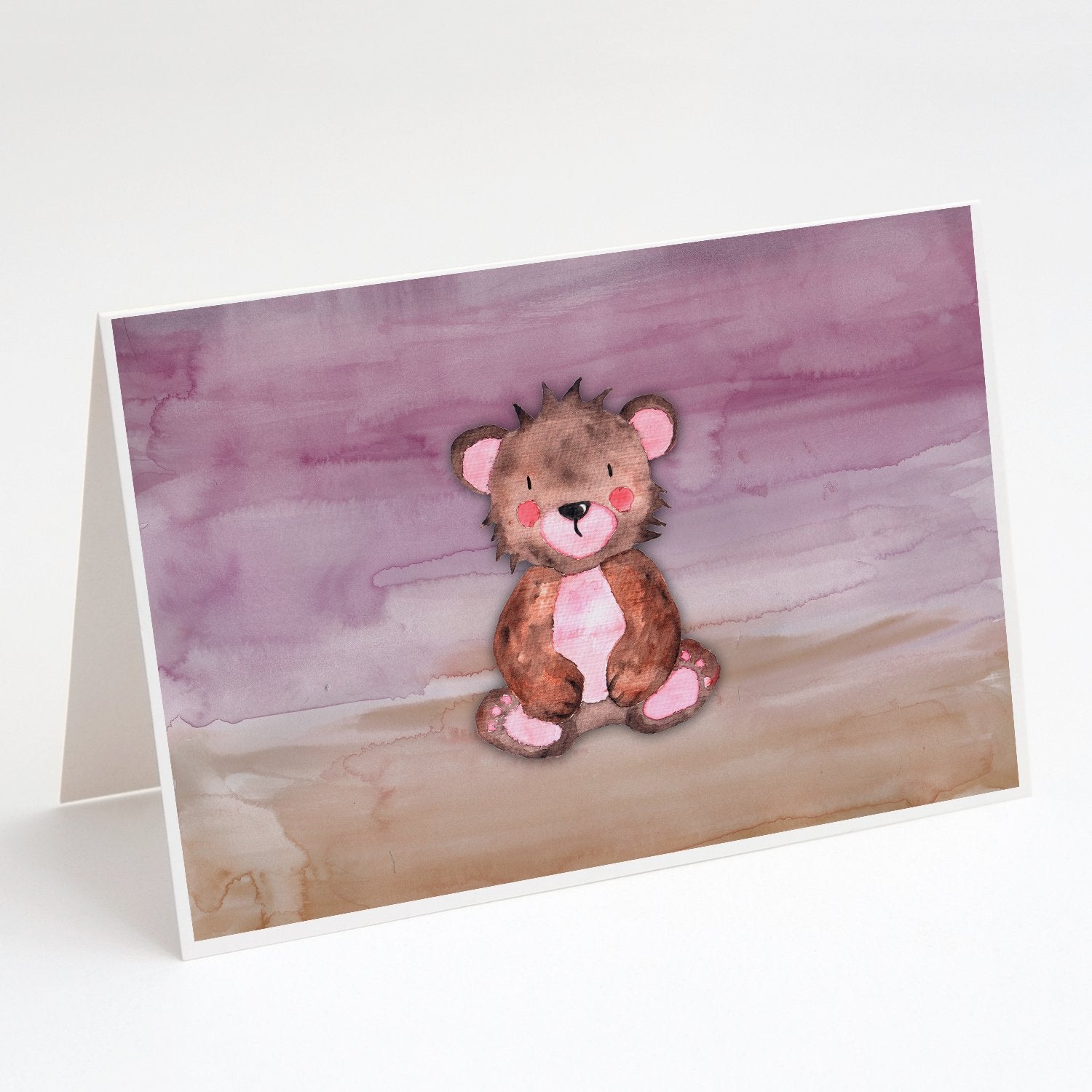 Buy this Bear Cub Watercolor Greeting Cards and Envelopes Pack of 8