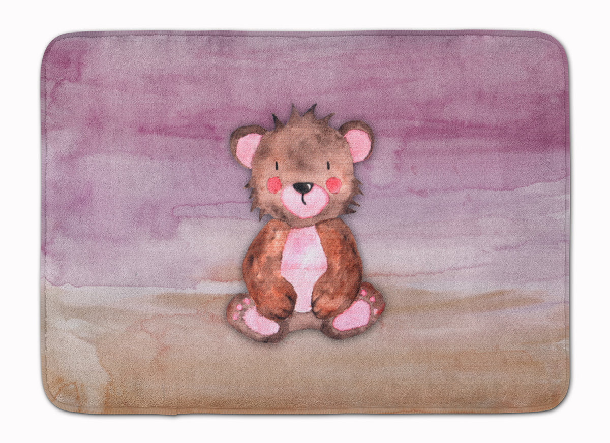 Bear Cub Watercolor Machine Washable Memory Foam Mat BB7441RUG - the-store.com