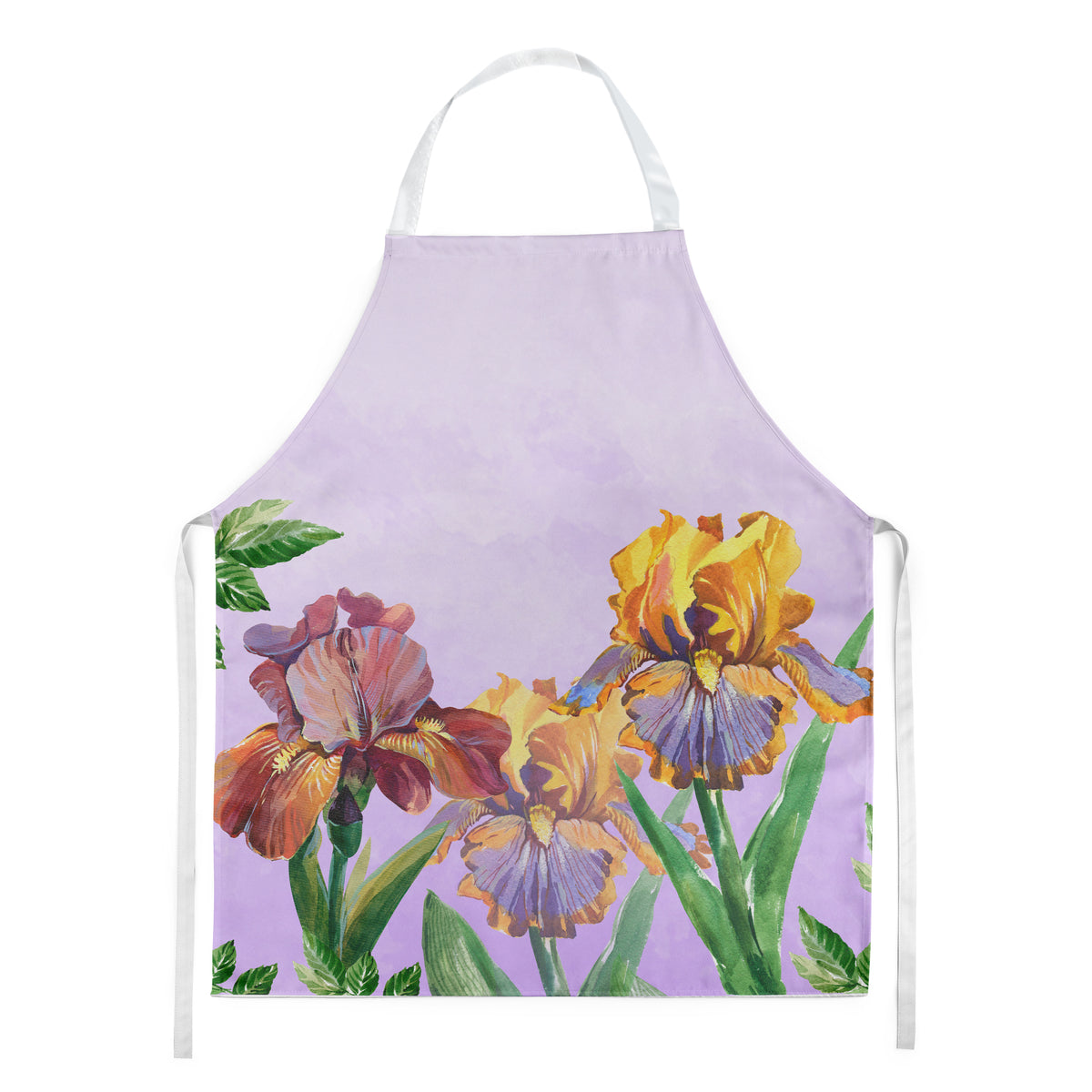 Purple and Yellow Iris Apron BB7445APRON  the-store.com.