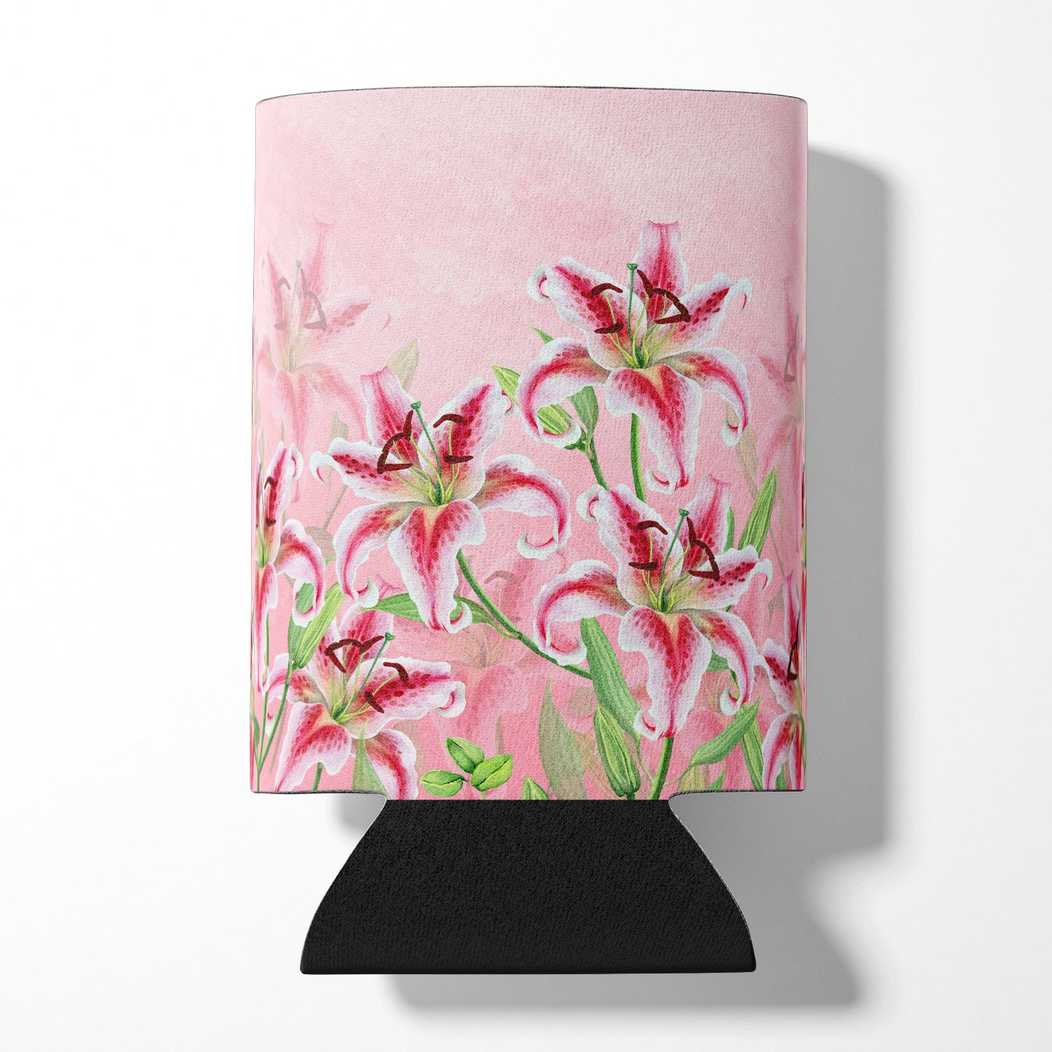 Pink Lillies Can or Bottle Hugger BB7446CC  the-store.com.