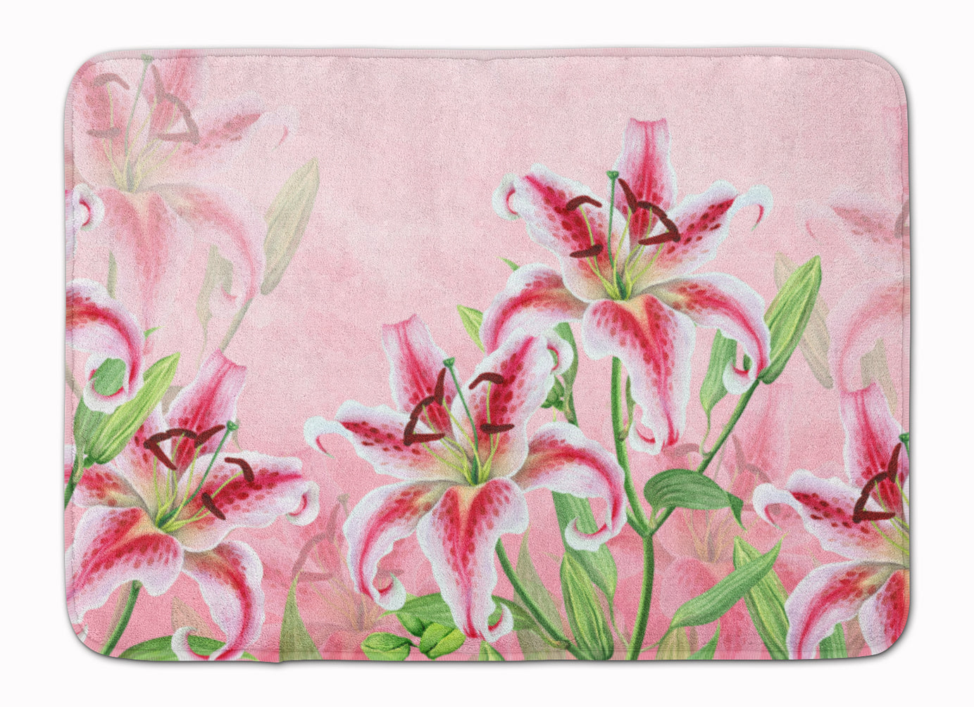 Pink Lillies Machine Washable Memory Foam Mat BB7446RUG - the-store.com