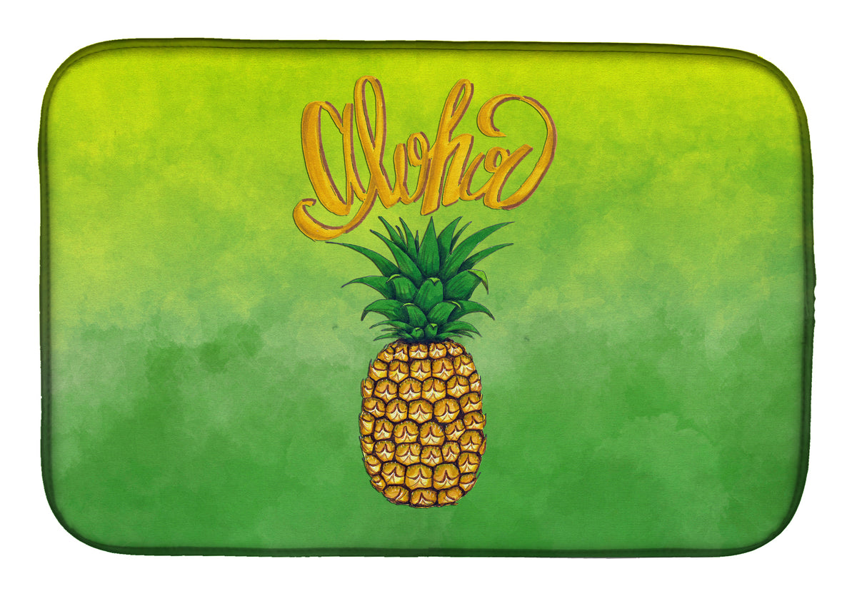 Aloha Pineapple Welcome Dish Drying Mat BB7451DDM  the-store.com.