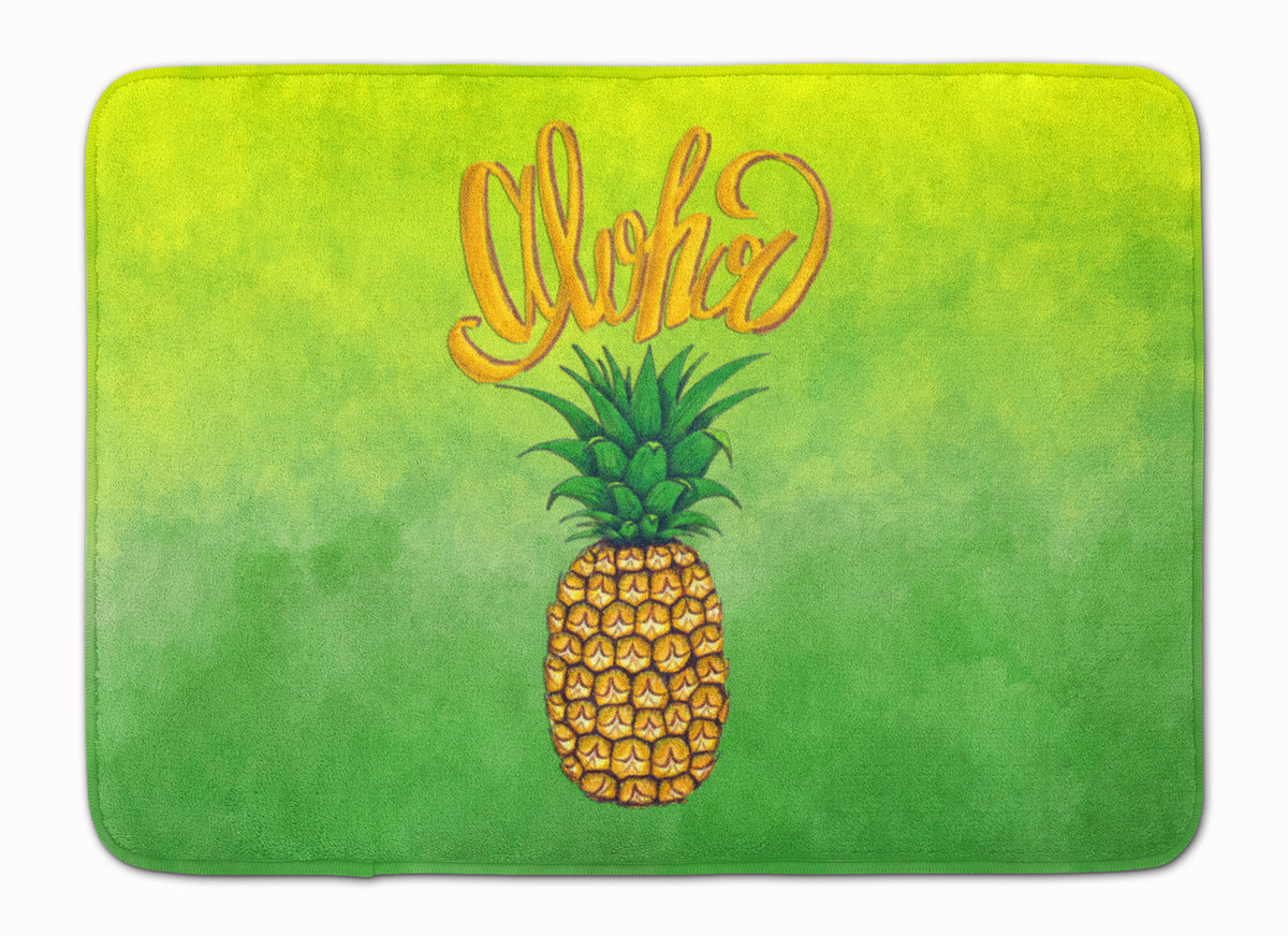 Aloha Pineapple Welcome Machine Washable Memory Foam Mat BB7451RUG - the-store.com