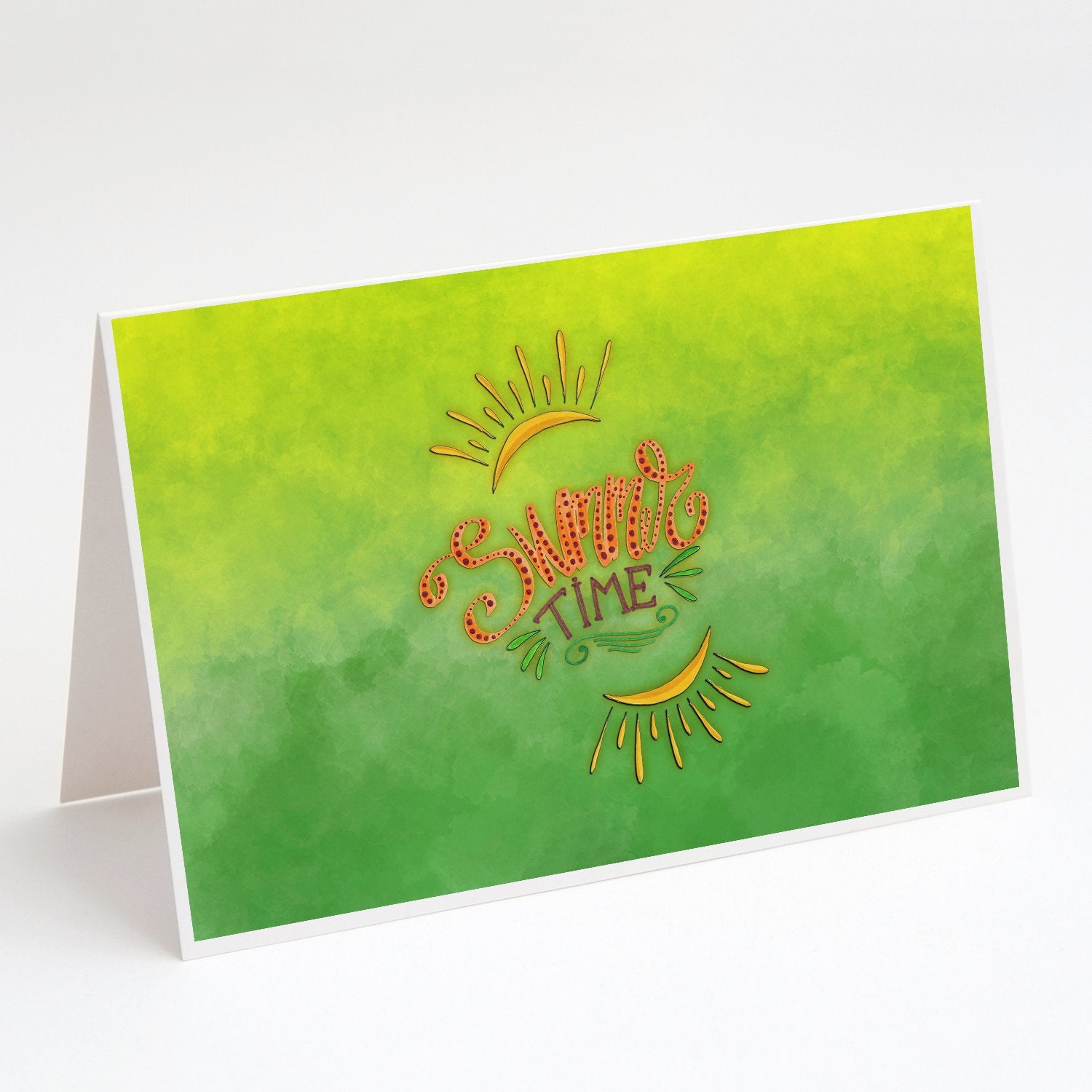 Buy this Summer Time Greeting Cards and Envelopes Pack of 8