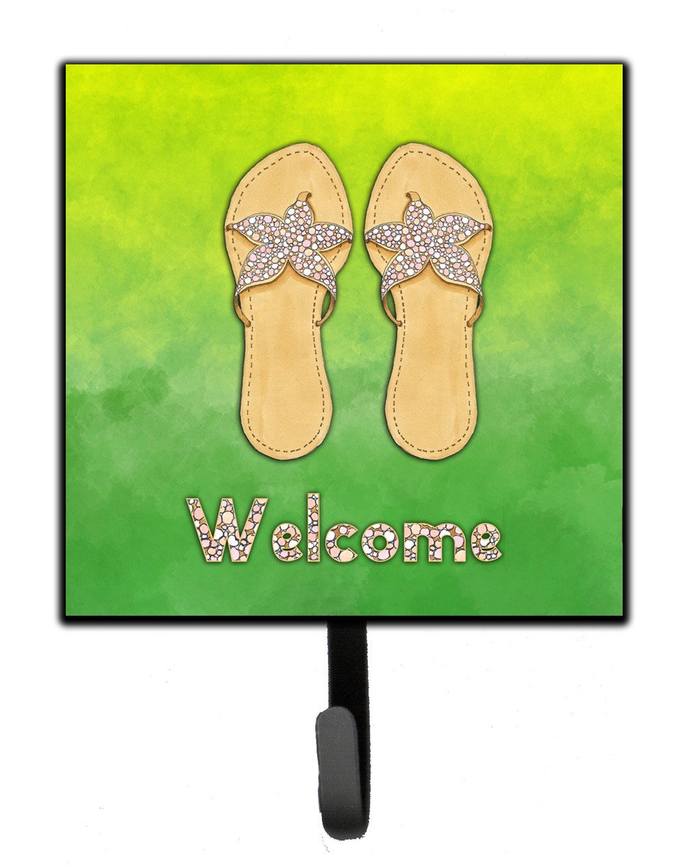 Flip Flops Welcome Leash or Key Holder BB7454SH4 by Caroline's Treasures