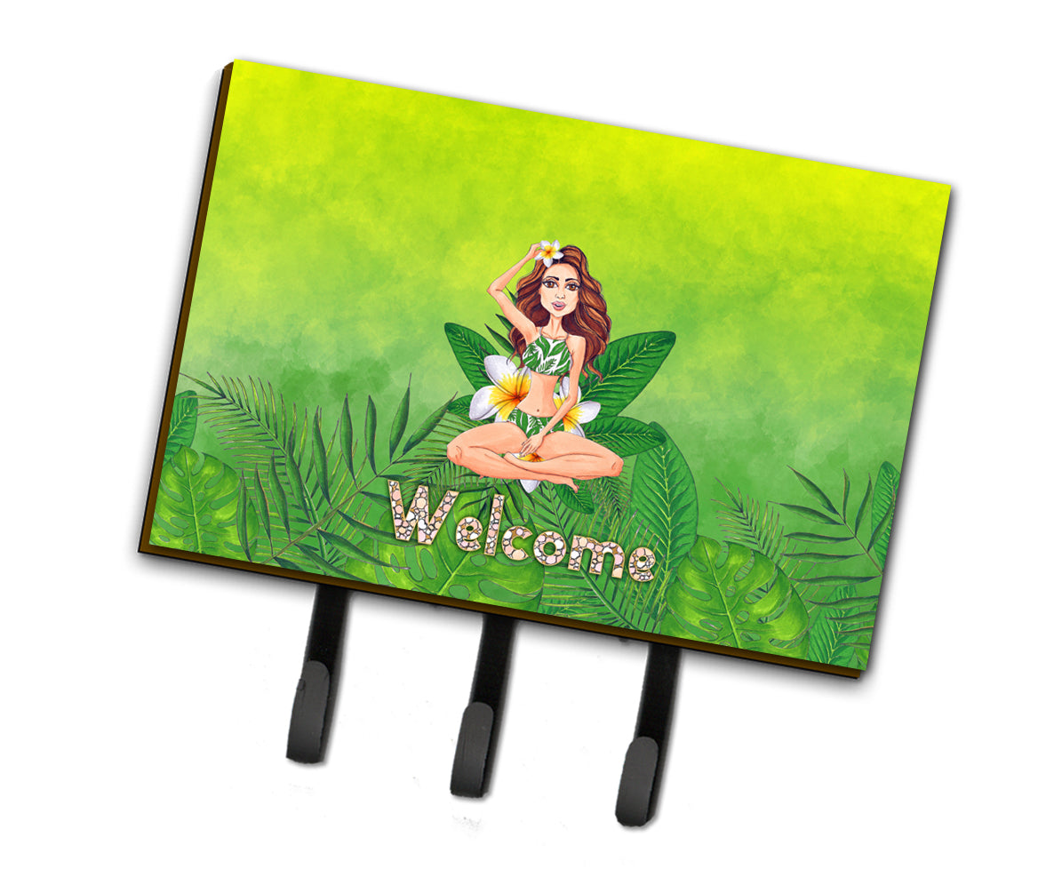 Welcome Lady in Bikini Summer Leash or Key Holder BB7457TH68  the-store.com.