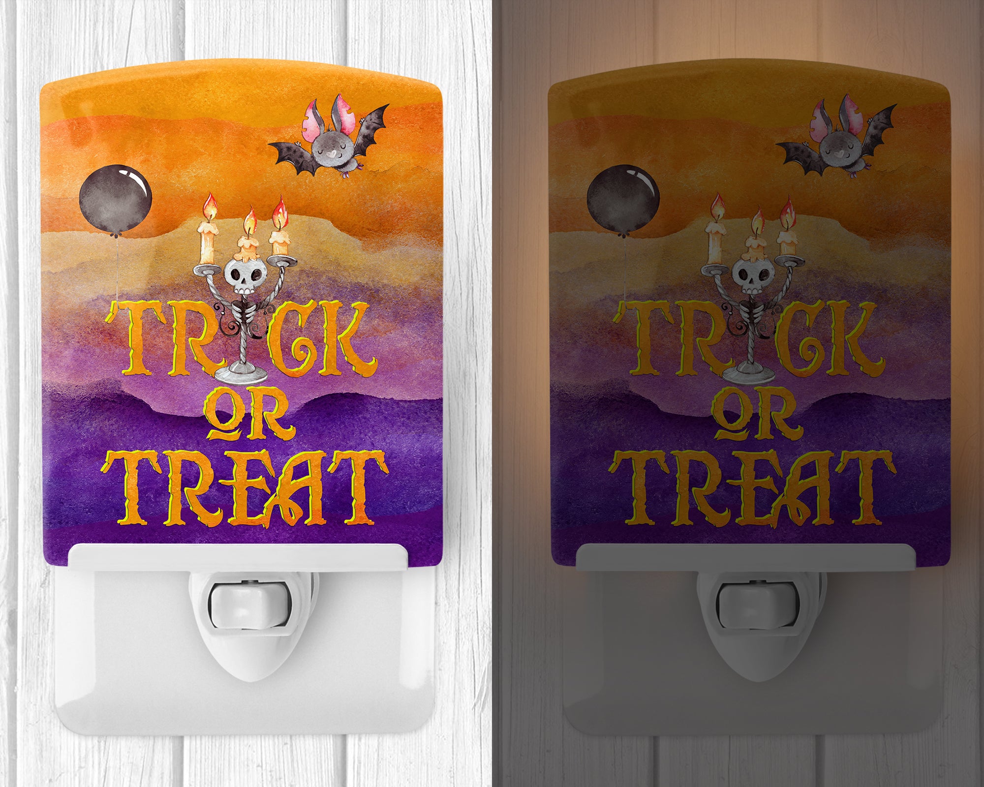 Halloween Trick or Treat Ceramic Night Light BB7461CNL - the-store.com