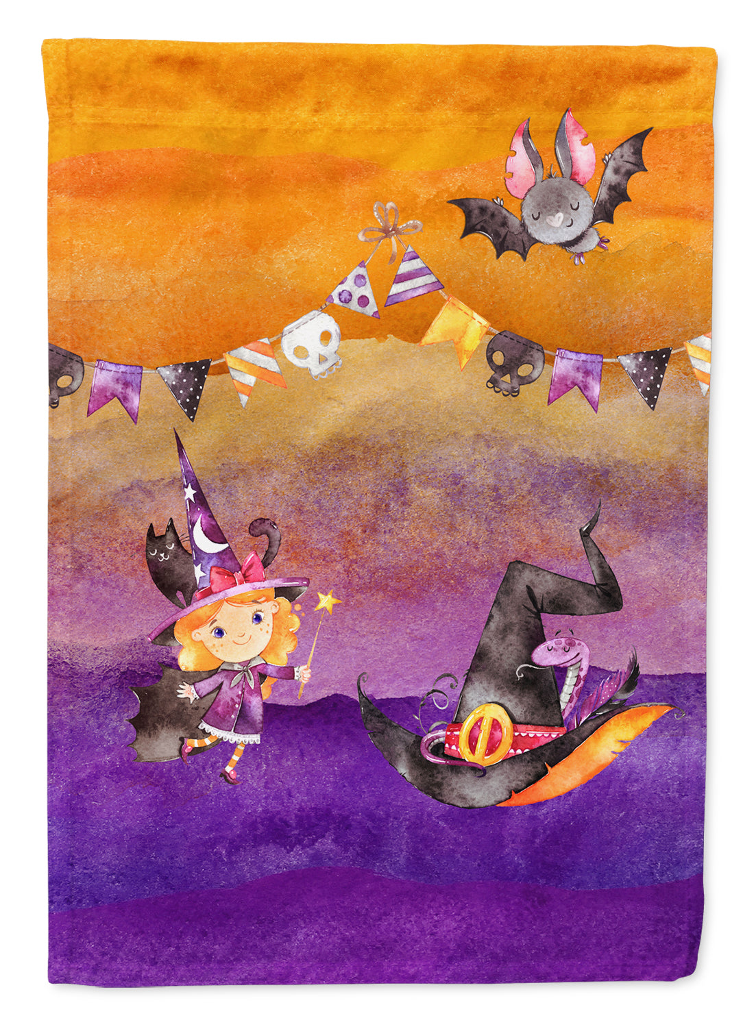 Halloween Little Witch Party Flag Garden Size BB7462GF  the-store.com.