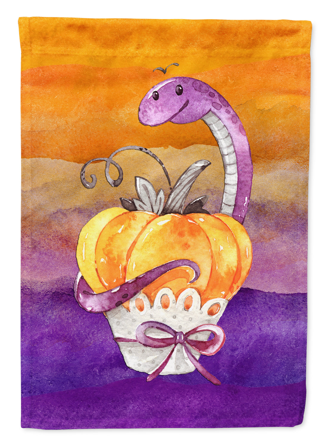 Halloween Pumpkin Snake Flag Garden Size BB7465GF  the-store.com.