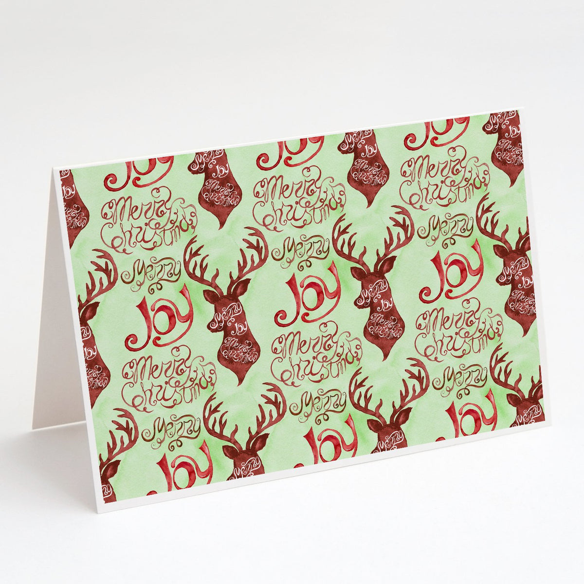 Buy this Merry Christmas Joy Reindeer Greeting Cards and Envelopes Pack of 8