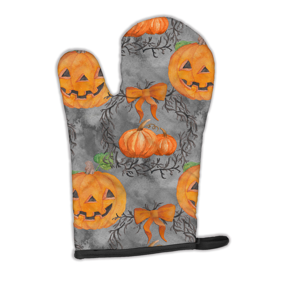 Watecolor Halloween Pumpkins Oven Mitt BB7521OVMT  the-store.com.