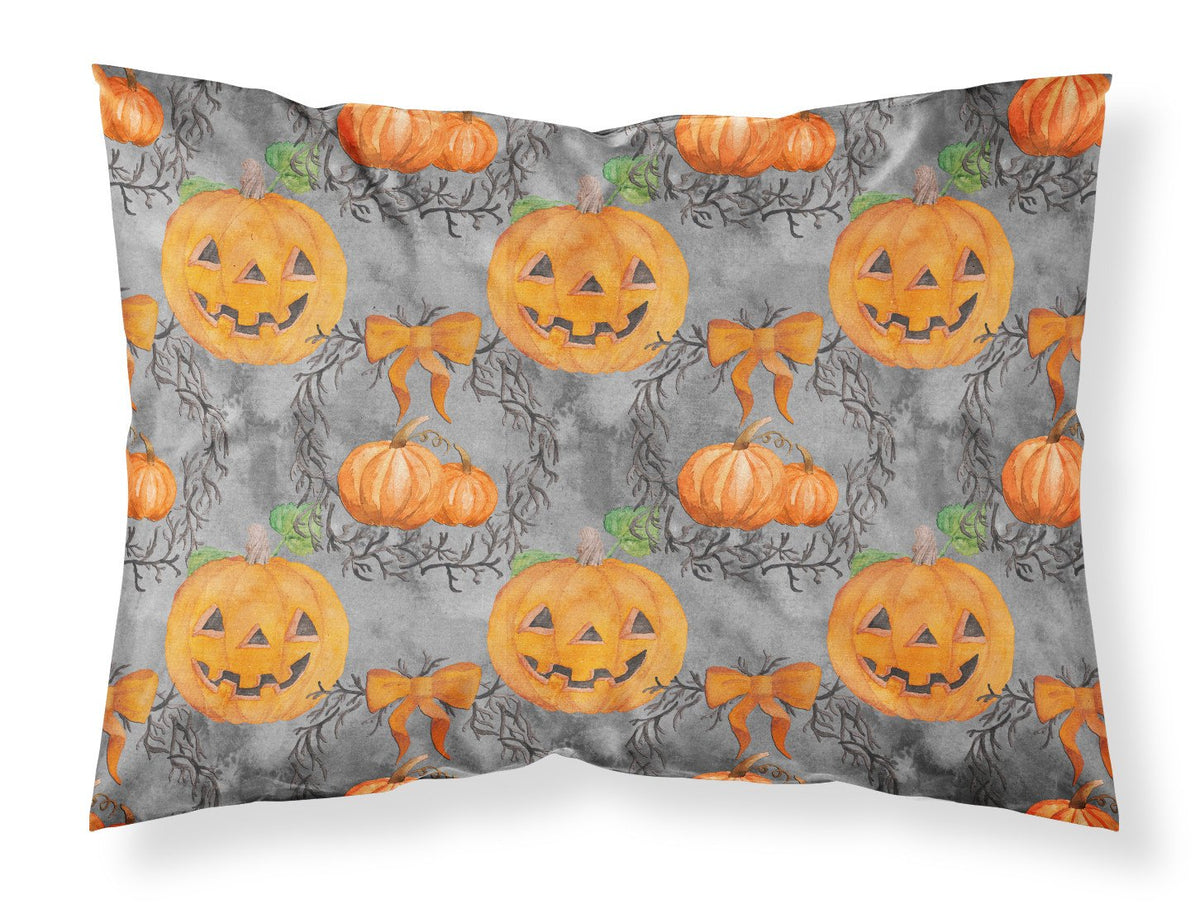Watecolor Halloween Pumpkins Fabric Standard Pillowcase BB7521PILLOWCASE by Caroline&#39;s Treasures
