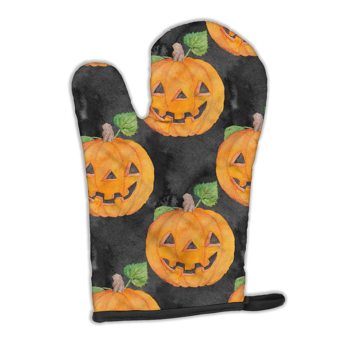 Watecolor Halloween Jack-O-Lantern Oven Mitt BB7524OVMT  the-store.com.