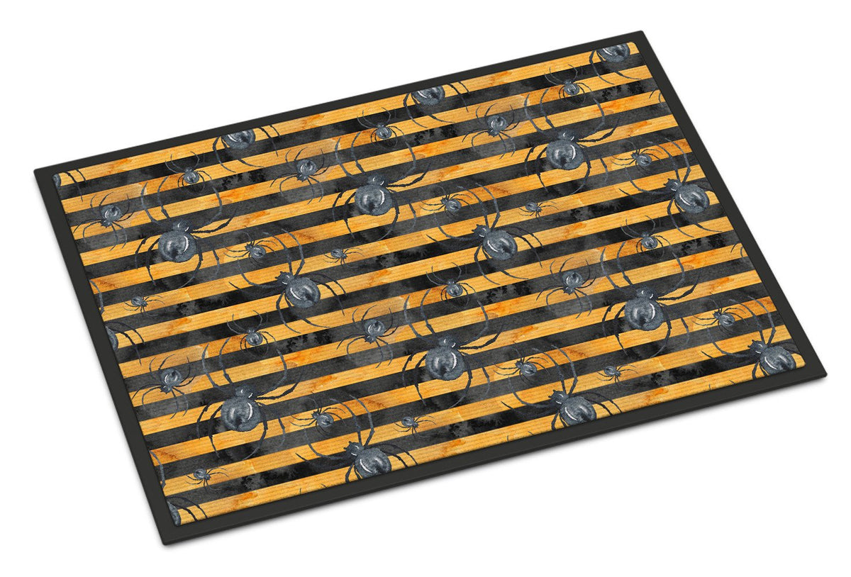 Watecolor Halloween Spiders Indoor or Outdoor Mat 24x36 BB7526JMAT by Caroline&#39;s Treasures