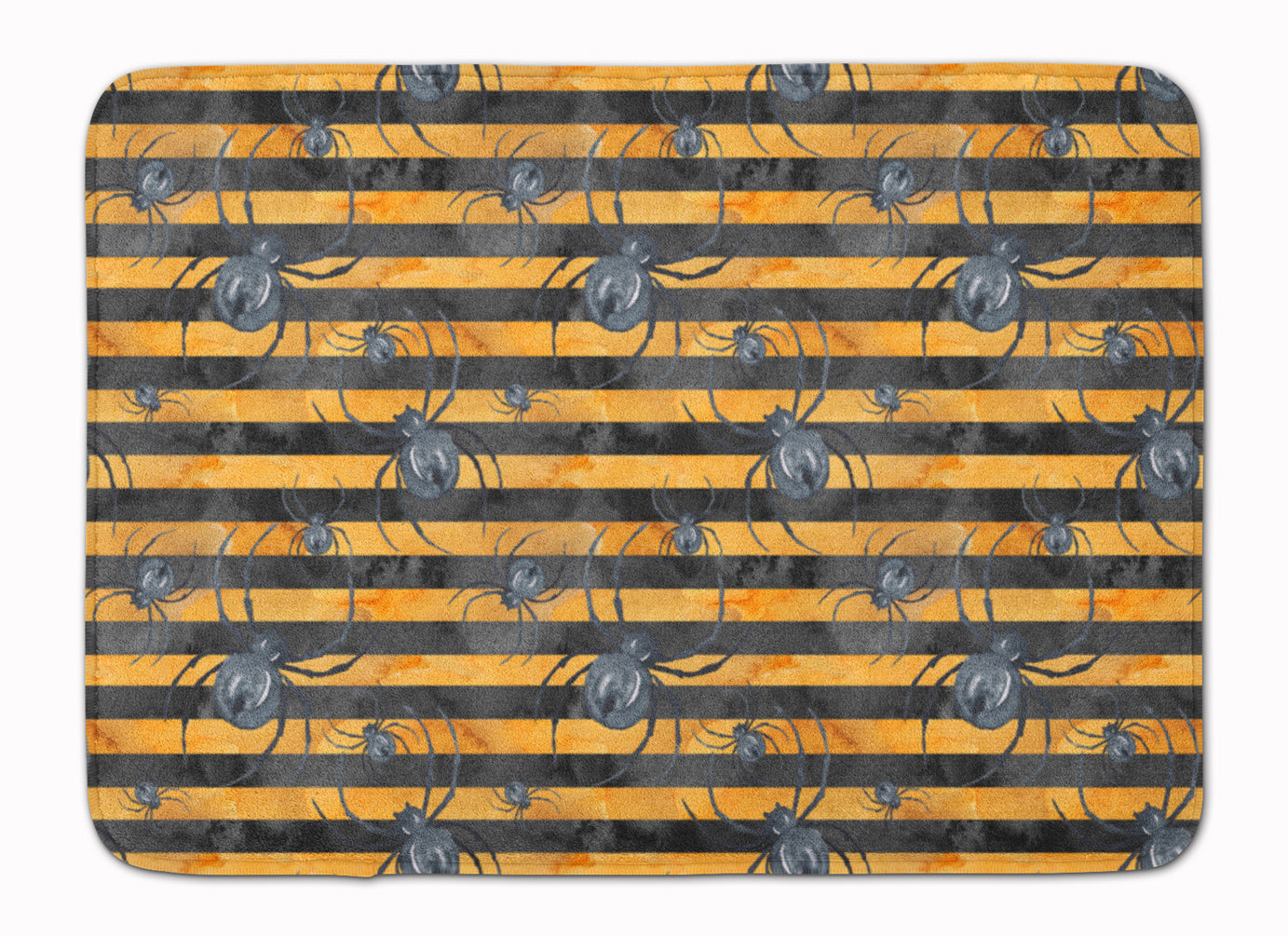 Watecolor Halloween Spiders Machine Washable Memory Foam Mat BB7526RUG - the-store.com