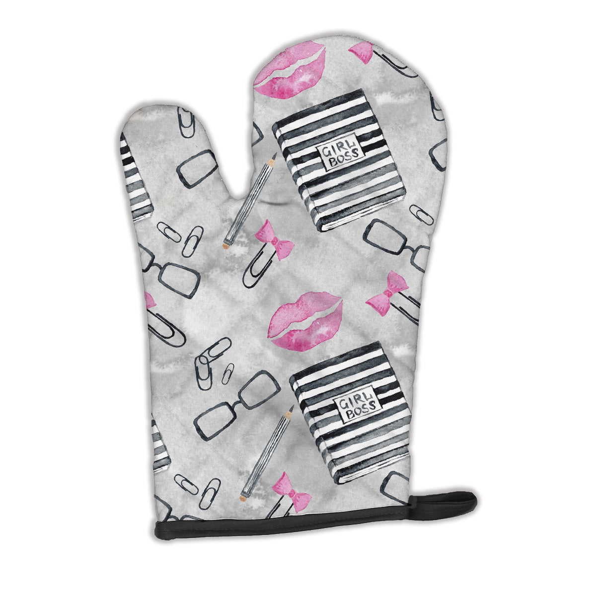 Watercolor Girl Boss Journaling Oven Mitt BB7545OVMT  the-store.com.