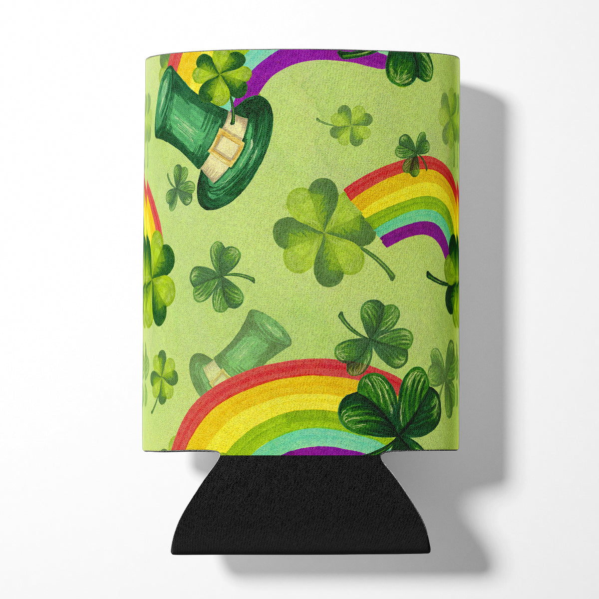 Watercolor St Patrick&#39;s Day Lucky Leprechan Can or Bottle Hugger BB7560CC  the-store.com.