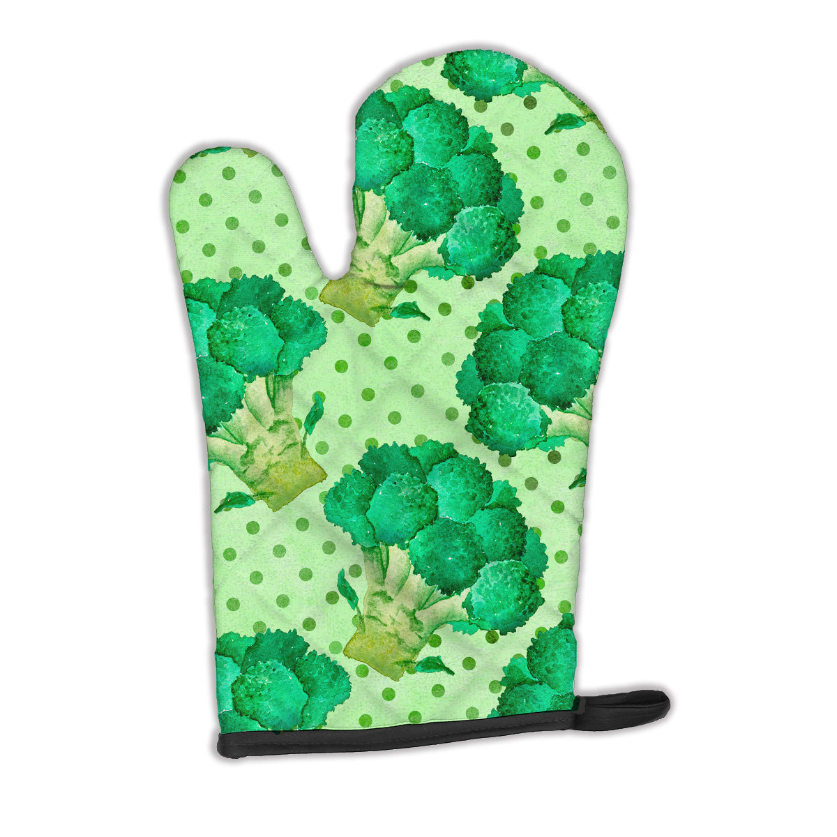 Watercolor Broccoli Oven Mitt BB7570OVMT  the-store.com.