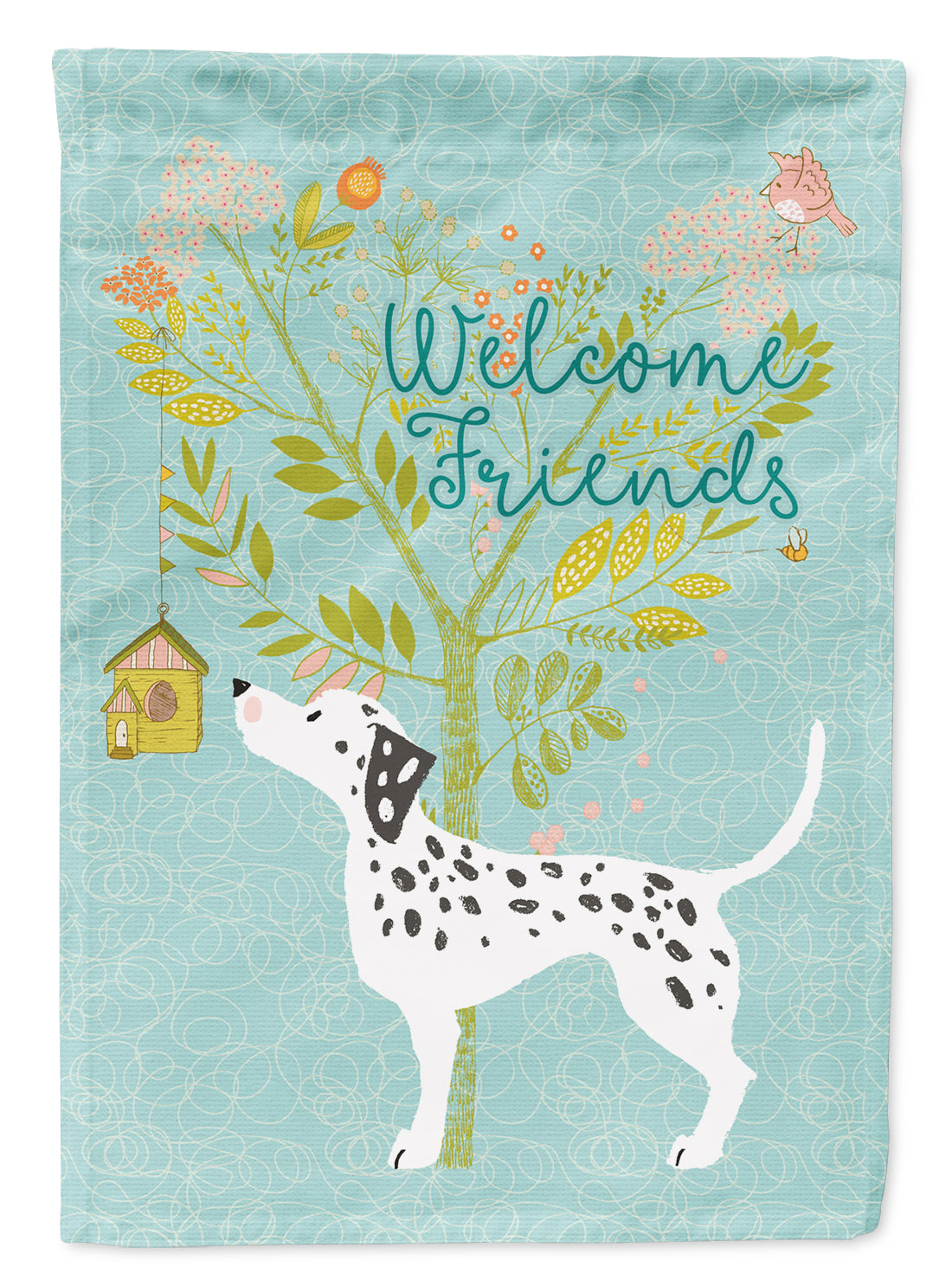 Welcome Friends Dalmatian Flag Garden Size BB7585GF  the-store.com.