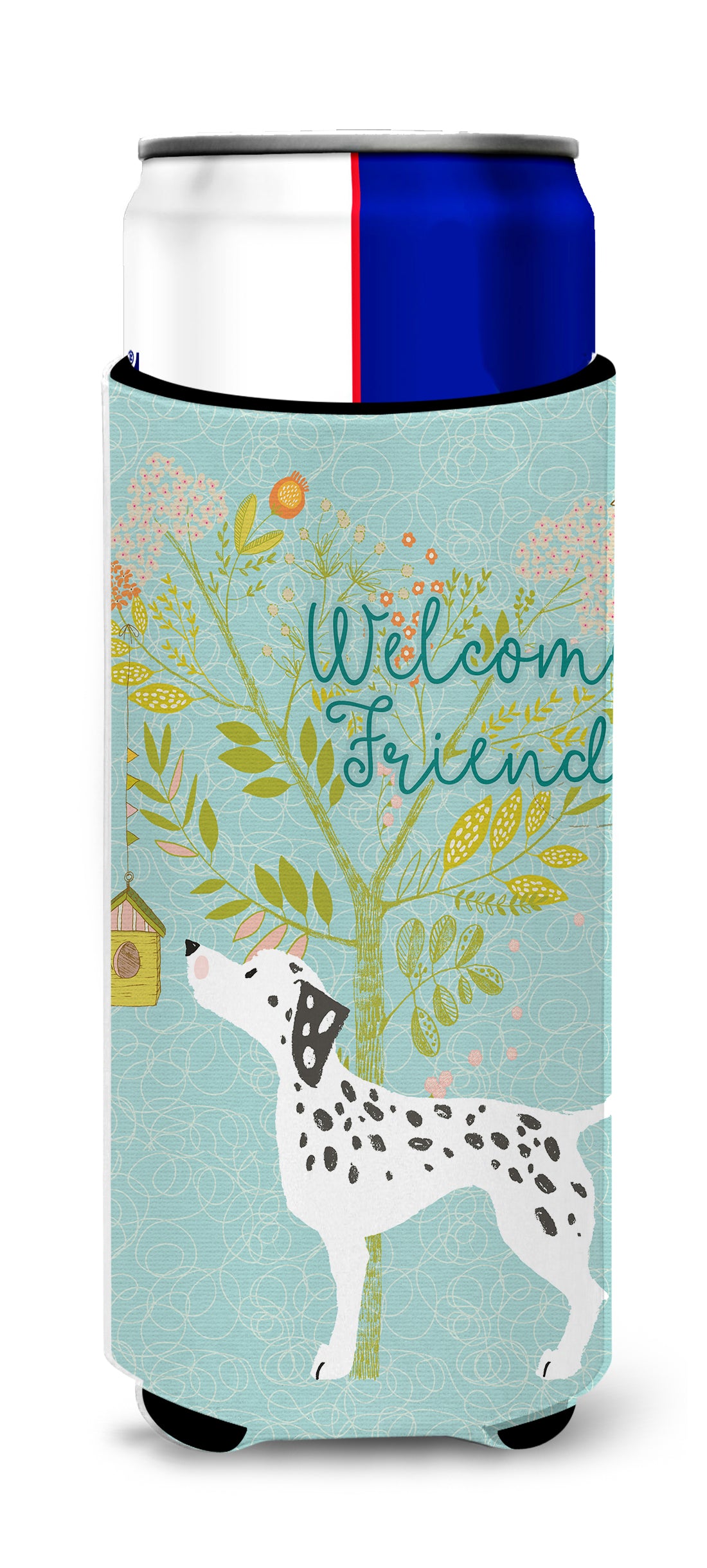 Welcome Friends Dalmatian  Ultra Hugger for slim cans BB7585MUK  the-store.com.