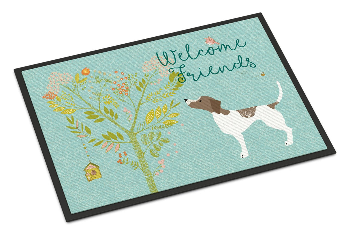 Welcome Friends Pointer Indoor or Outdoor Mat 24x36 BB7598JMAT by Caroline&#39;s Treasures