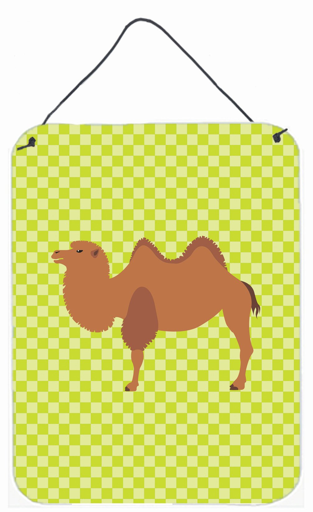 Bactrian Camel Green Wall or Door Hanging Prints BB7644DS1216 by Caroline&#39;s Treasures