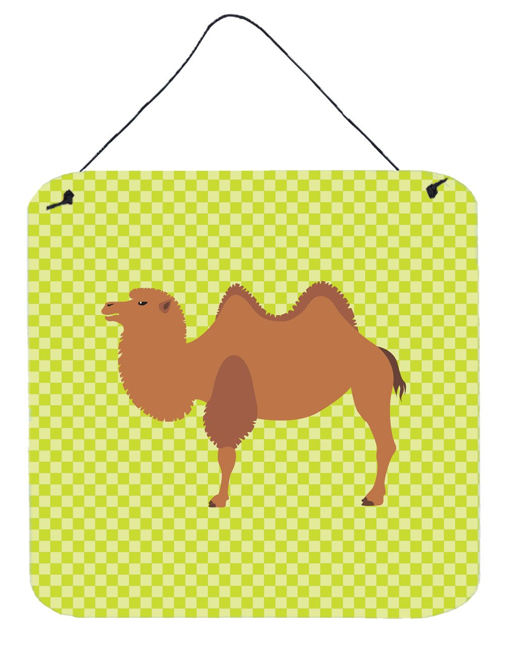 Bactrian Camel Green Wall or Door Hanging Prints BB7644DS66 by Caroline's Treasures