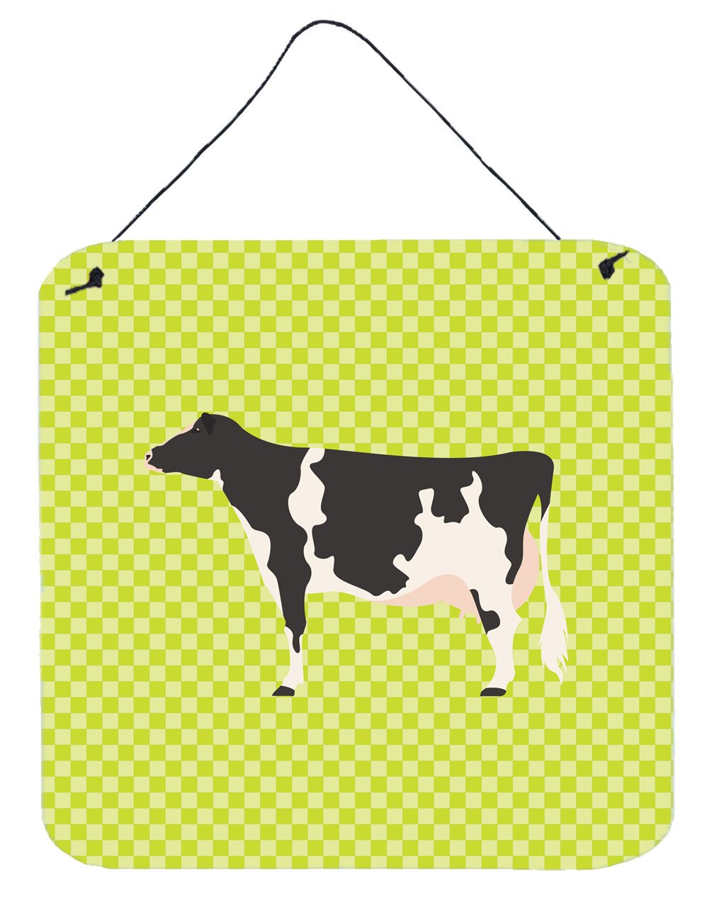 Holstein Cow Green Wall or Door Hanging Prints BB7648DS66 by Caroline's Treasures