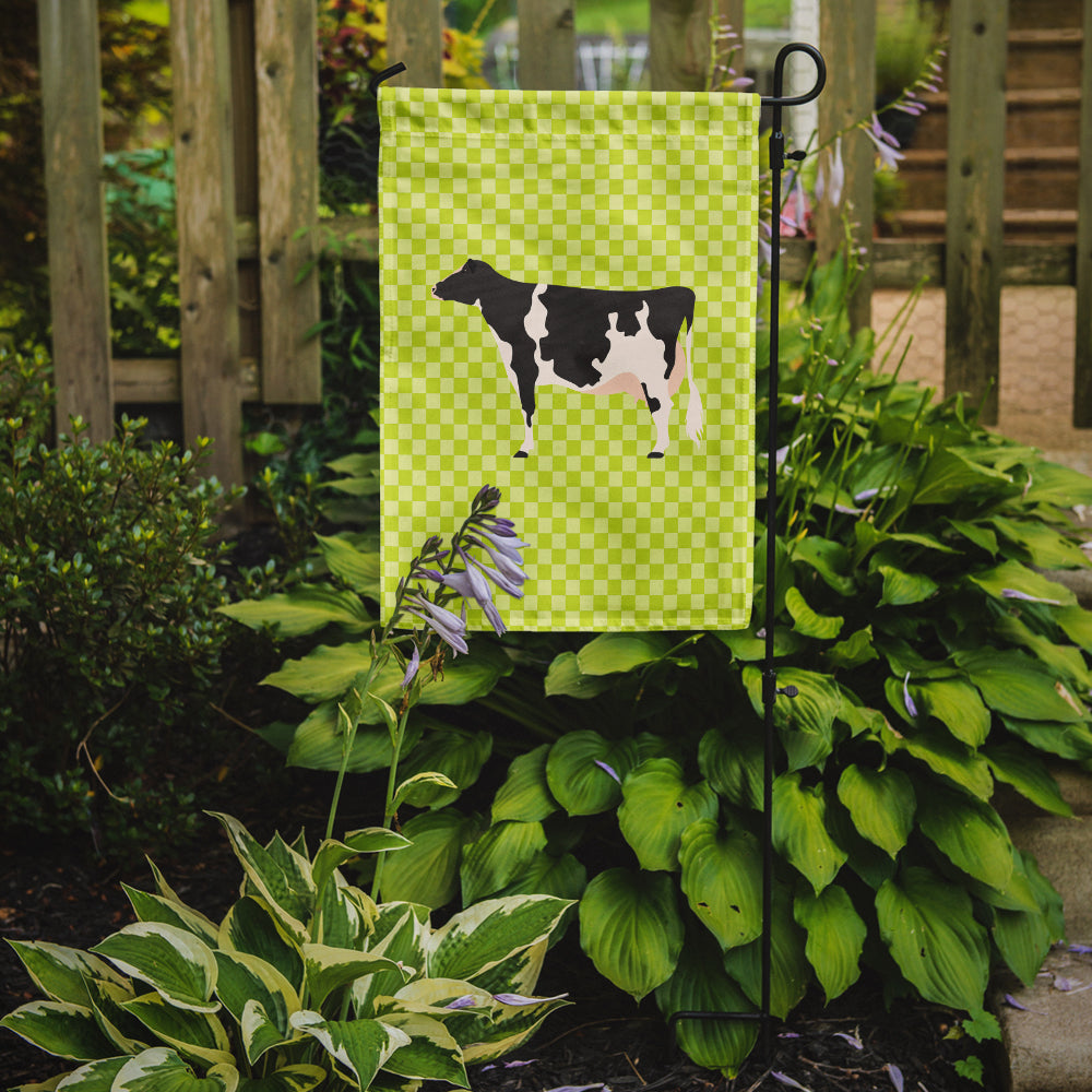 Holstein Cow Green Flag Garden Size  the-store.com.