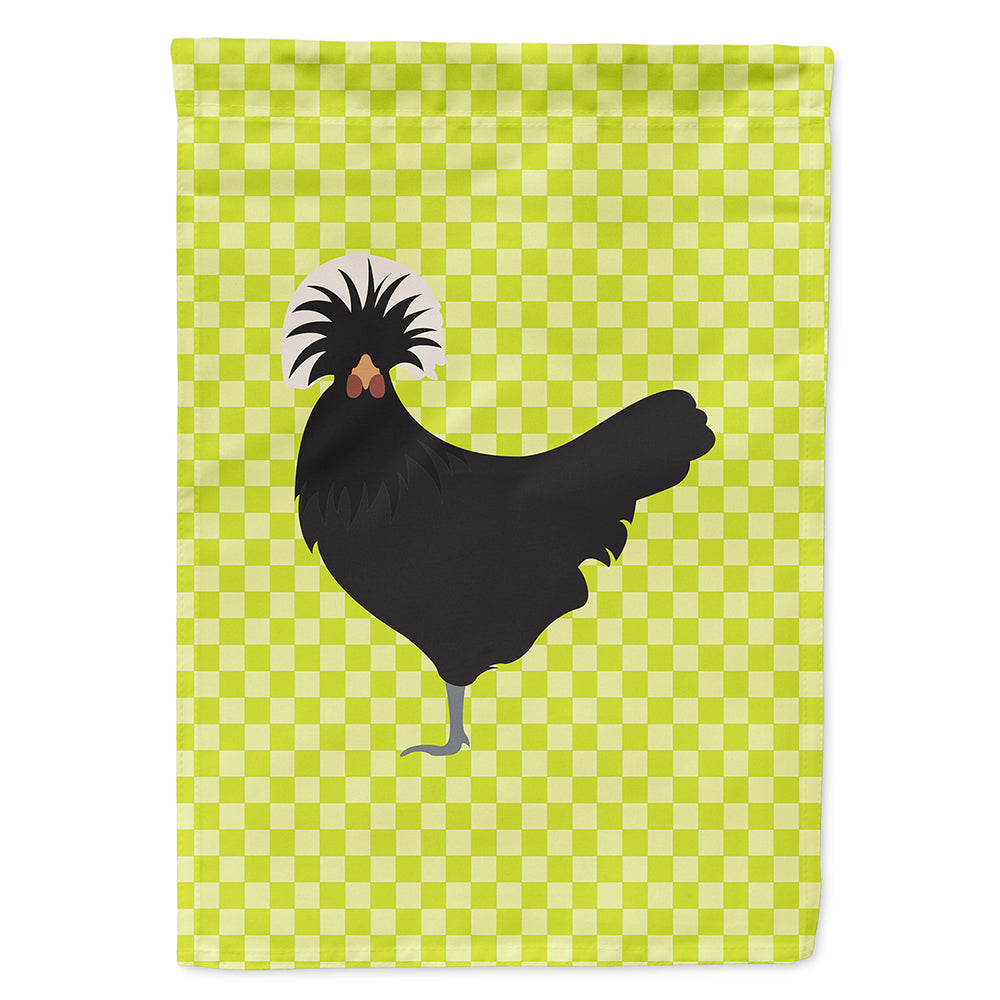 Polish Poland Chicken Green Flag Canvas House Size BB7660CHF  the-store.com.